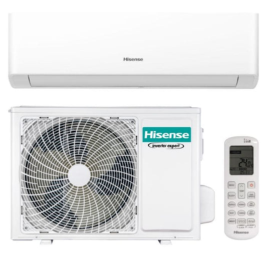 Inverter klima Hisense Energy Se snage 12000 BTU. Može zagrejati prostoriju do 60 kvadratnih metara. Ima integrisano Wi-Fi upravljanje. Radni opseg: -22 do 50 stepeni celzijusa.