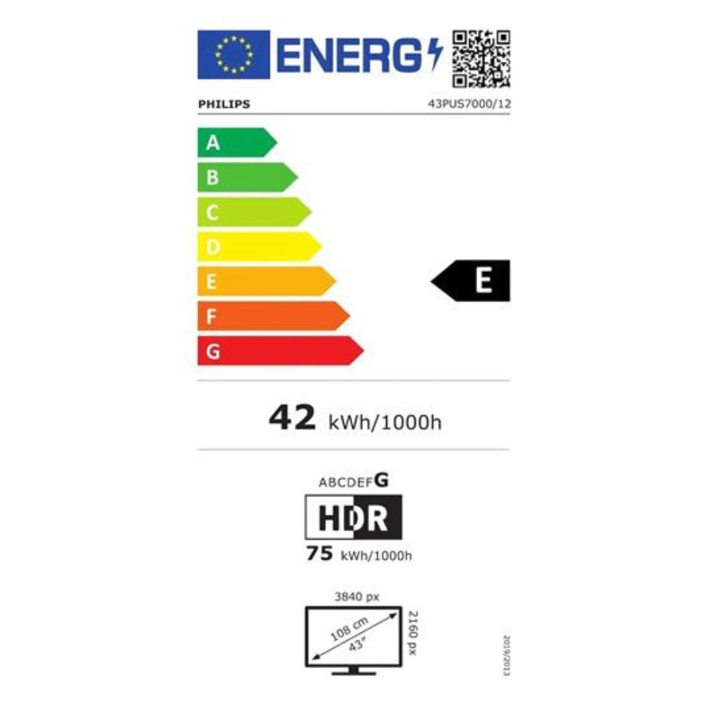Televizor PHILIPS LED TV 43PUS7000/12 4K TITAN CRNI